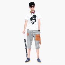 2015 лето новый стиль пользовательские о-образным вырезом 180gsm лайкра футболки мужчин